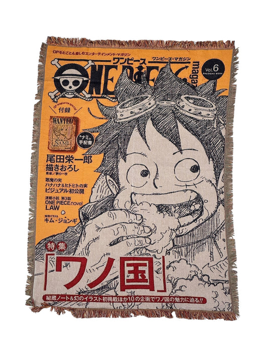 Orange Luffy Tapestry